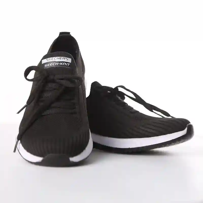 کفش روزمره اسکیچرز skechers مشکی سفید کد 128