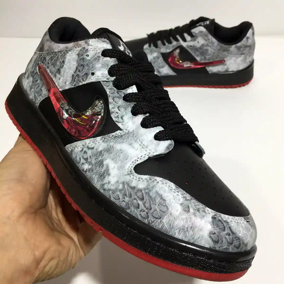 کفش مردانه نایک دراگون مشکی قرمز / NIKE DRAGON  کد 203