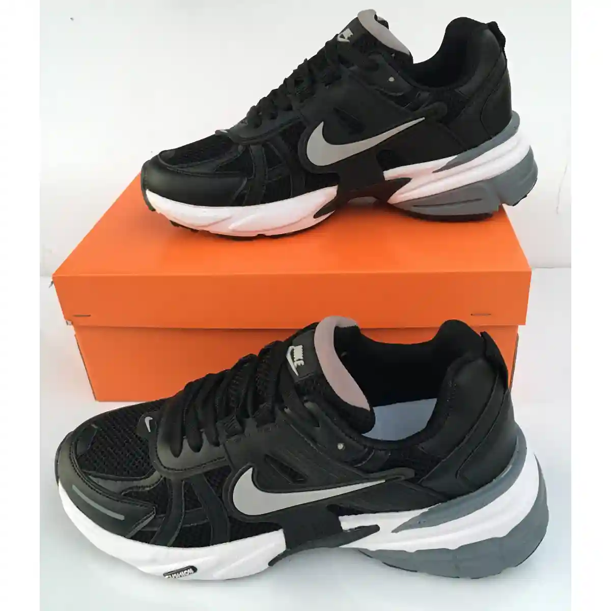 کتونی nike v2k مشکی سفید کد 196