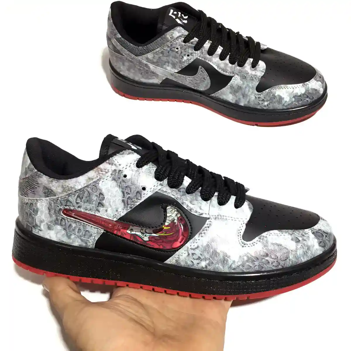 کفش مردانه نایک دراگون مشکی قرمز / NIKE DRAGON  کد 203