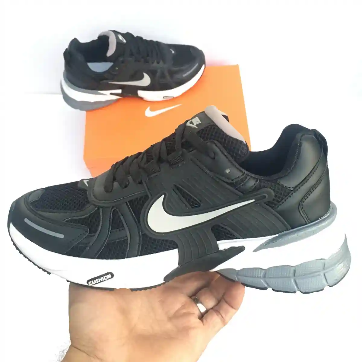کتونی nike v2k مشکی سفید کد 196