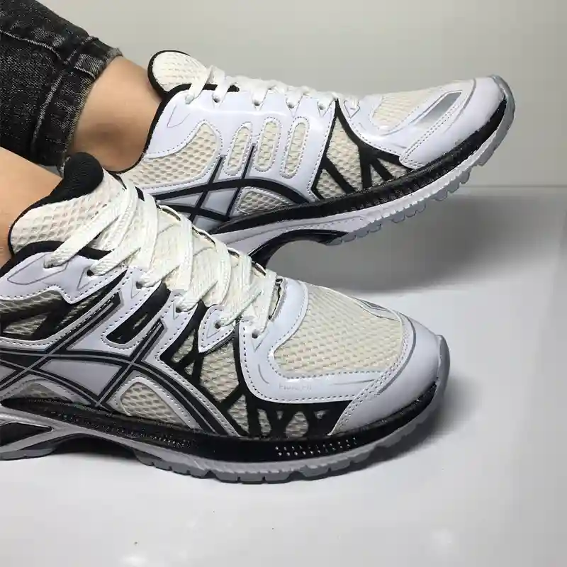 کتونی ورزشی پیاده روی مدل اسیکس kayano 20 سفید مشکی کد 114