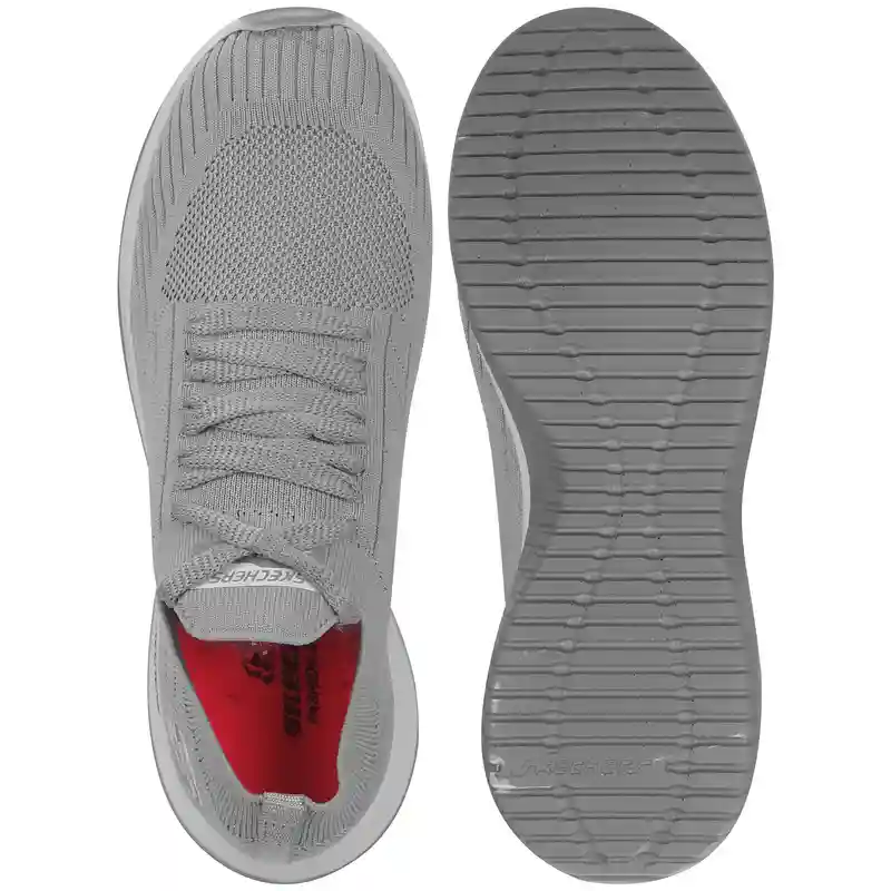 کفش روزمره اسکیچرز skechers طوسی روشن کد 127