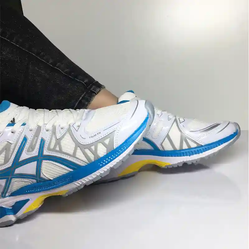 کتونی ورزشی پیاده روی مدل اسیکس kayano 20 سفید فیروزه کد 107