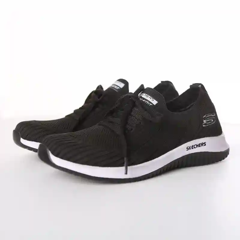 کفش روزمره اسکیچرز skechers مشکی سفید کد 128